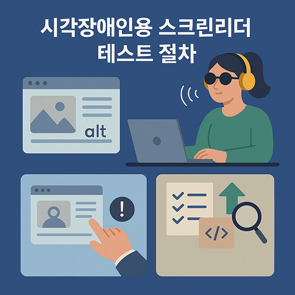 시각장애인용 스크린리더 테스트 절차